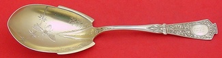 Casserole Spoon GW  Brite Cut with bee  8 5/8