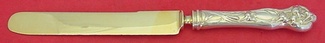 Dinner Knife vermeil  9 1/8