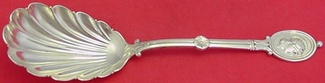 Berry Spoon shell bowl  8 1/2
