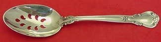 Pierced Serving Spoon **made to order  9-hole  8 3/8