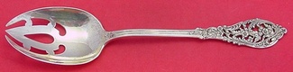 Pierced Serving Spoon original  open end  8 1/2