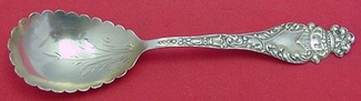 Sugar Spoon brite-cut  scalloped bowl  5 1/2