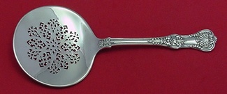 Tomato Server pierced  snowflake design  7 3/4