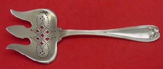Bread Fork fancy  pierced  7 1/8