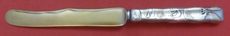 Dessert Knife GW  HH  AS  w/ oranges w/ gold accents  7 1/4