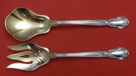 Salad Serving Set GW  w/ pierced fork  10 1/4