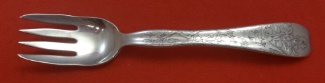 Fish Fork w/ flowers  6 1/2