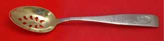 Pierced Serving Spoon **made to order  9-hole  8 3/4