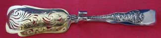 Asparagus Serving Tong GW  w/ extra piercing  English style yoked  9 3/4