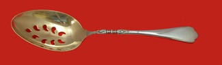 Pierced Serving Spoon **made to order  9-hole - Nellie Custis by Lunt - Sterling