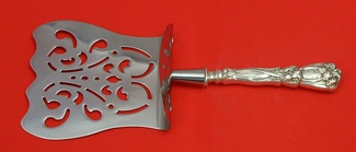 Asparagus Server **made to order  hooded  HH  WS  9 1/2 - Iris by Durgin-Gorham - Sterling - With Monogram
