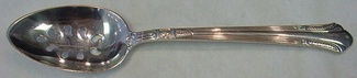 Pierced Serving Spoon **made to order  9-hole  8 5/8