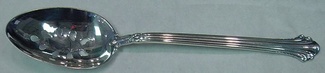 Pierced Serving Spoon **made to order  9-hole  8 1/2