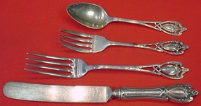 Regular 4-pc Setting availability based on stock listed below - Monticello by Lunt - Sterling