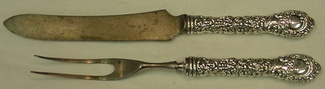 Steak Carving Set 2-pc - Louvre by Wallace - Sterling