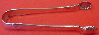 Sugar Tong w/ flowers  4 1/4