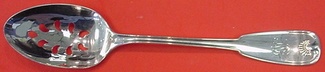 Pierced Serving Spoon **made to order  9-hole 8 1/2