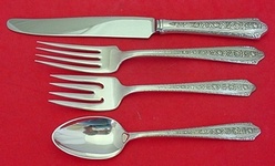 Dinner 4-pc Setting availability based on stock listed below - Normandie by Wallace - Sterling