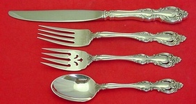 Regular 4-pc Setting availability based on stock listed below - Du Maurier by Oneida - Sterling
