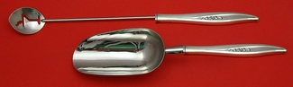 Bar Set **made to order 2-pc Bar Set Which Includes: Martini Spoon 12” & Ice Scoop 9” HH WS - Twilight by Oneida - Sterling