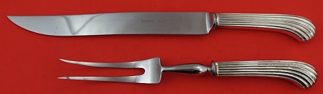 Steak Carving Set 2-pc - Pavillion by Calegaro Italy - Sterling