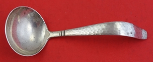 Sauce Ladle heavily hammered  6 1/4