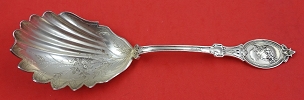 Macaroni Server with bright cut flowers 9