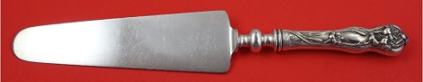 Cake Server original  silver plate  narrow blade  9 7/8