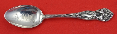 Demitasse Spoon mono in bowl 3 3/4