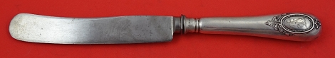Dinner Knife by MJ Ruckert Mainz Germany 950 silver 10 1/2