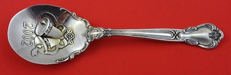 Christmas Spoon 2002 - Chantilly by Gorham - Sterling