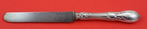 Regular Knife silverplate blunt  8 3/4