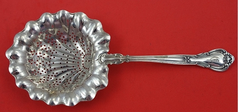 Tea Strainer w/ leaf shaped bowl 7