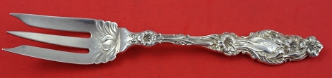 Pastry Fork  3-tine  (2 wide tines)  6 1/8