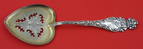 Nut Spoon GW Brite-cut heart shaped 5 1/2
