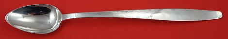 Platter Spoon no lines  lightly hammered  11 3/8