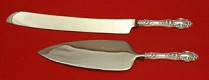 Wedding Cake Set Made to Order Two Piece Wedding Cake Set Which Includes: Wedding Cake Knife 11” & Cake Server 9”   - Violet by Wallace - Sterling