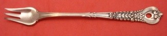 Cocktail Fork rare Tiffany copper sample  one of a kind - Florentine by Tiffany - Sterling