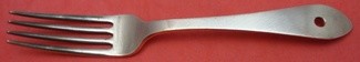 Regular Fork rare Tiffany copper sample  one of a kind  7 1/8