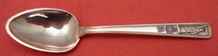Demitasse Spoon rectangular top & Statue of Liberty  rare Tiffany copper sample  one of a kind  4 3/8