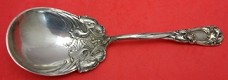 Berry Spoon w/ irises  9 3/4