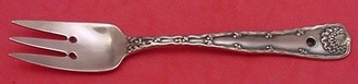 Salad Fork 2-hole  rare Tiffany copper sample  one of a kind - Wave Edge by Tiffany - Sterling