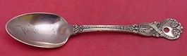 Teaspoon rare Tiffany copper sample etched, one of a kind  - Saint James by Tiffany - Sterling