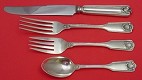 Regular 4-pc Setting availability based on stock listed below - Fiddle Shell by Frank Smith - Sterling