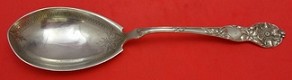 Berry Spoon / Casserole Spoon  w/ design in bowl  9 3/4