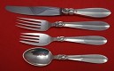 Regular 4-pc Setting availability based on stock listed below - Princess Fuchsia by Frigast - Sterling