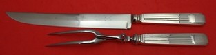 Roast Carving Set 2-pc with some pits on blade - Century by Tiffany - Sterling