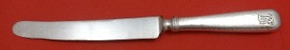Dinner Knife blunt  silverplate blade w/ applied mono  9 5/8
