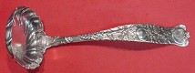 Soup Ladle scalloped  w/ tomato motif   11