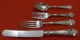 Dinner 4-pc Setting availabilty based on stock listed below - Georgian by Towle - Sterling